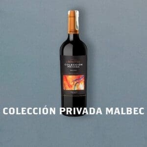 Botella de vino Colección Privada Malbec