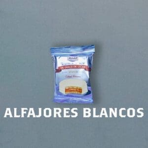 alfajor de chocolate blanco