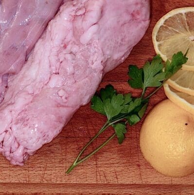 Mollejas de Corazón de ternera para la parrilla o el horno